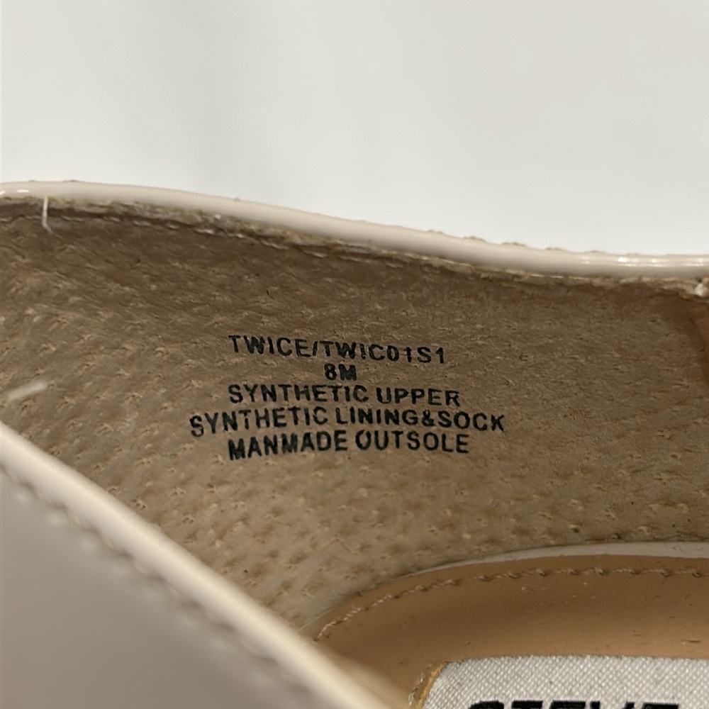 Steve Madden Twice Patent Casual Block Heels, 8-M… - image 6